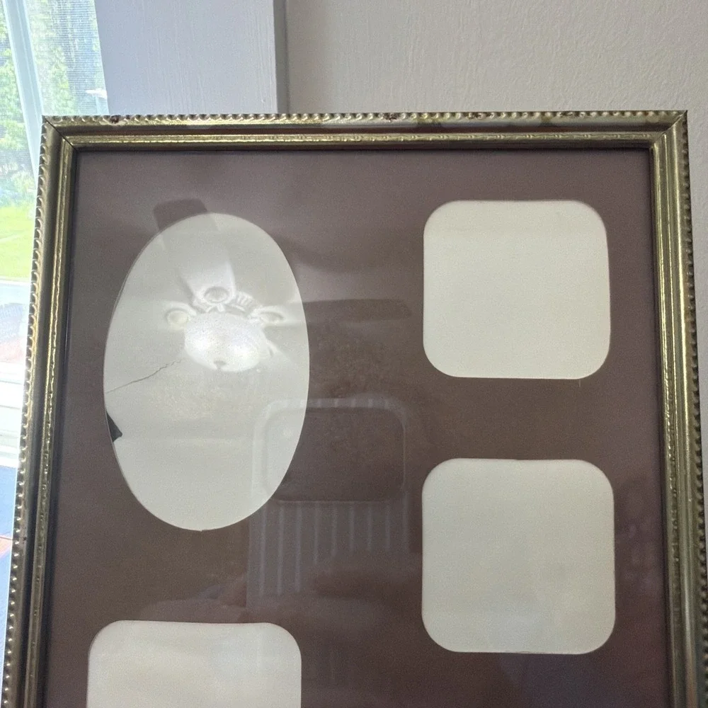 Vtg MCM Gold Frame 8